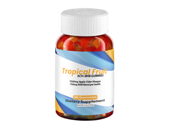 Tropical Fruit ACV+BHB Gummies - 1 Bottle